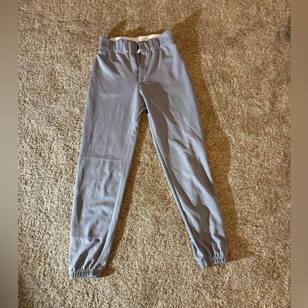 Easton Light Gray Athletic Pants Boys Size M